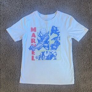 Marvel Kids White Graphic T-Shirt, 6-7